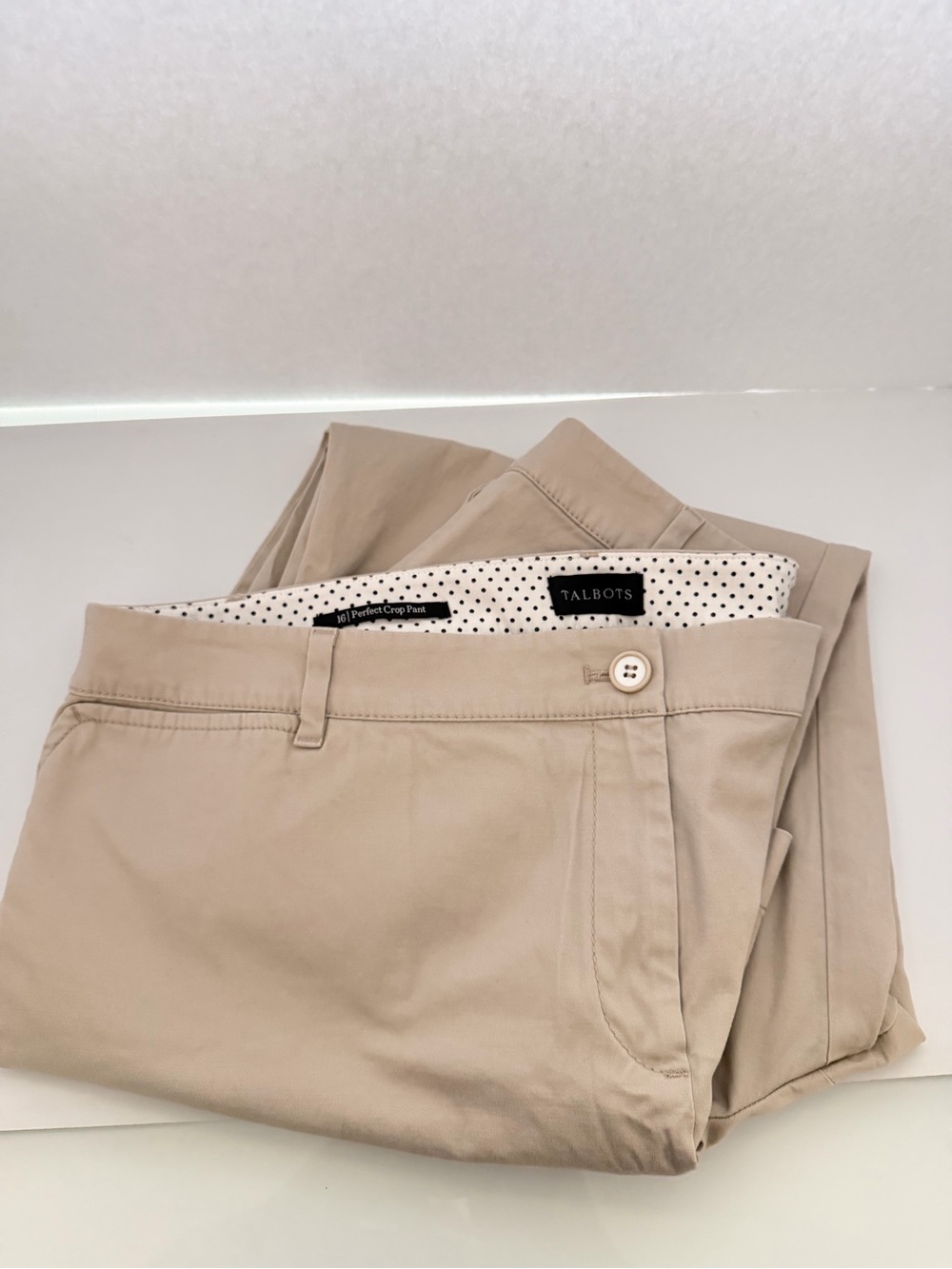 Talbot's "The Perfect Crop" pants - size 16